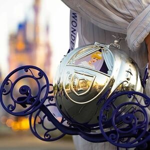 Disney 100 Years of Wonder Cinderella Carriage Platinum Popcorn Bucket